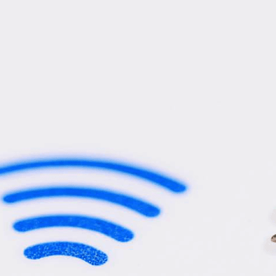 Contactless payment symbol on bank card