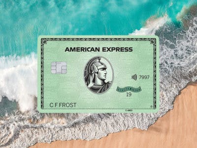 American express green cards from recycled plastic