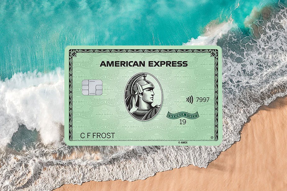 American Express Green Card with Recycled Plastic